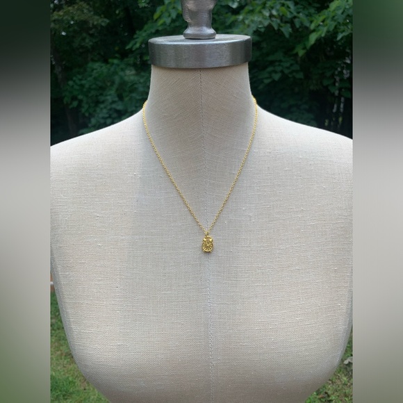 NWT Sterling Silver Plated Gold Tone Chain & Alarm Clock Charm Necklace - Picture 4 of 10